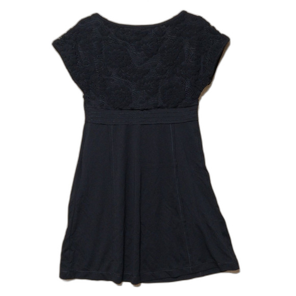 Studio M by Max Studio dress Womens Medium black mini lace top Leon Max Edition - Picture 2 of 7